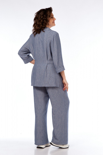 Брюки, жакет БагираАнТа 1025 синий - фото 5