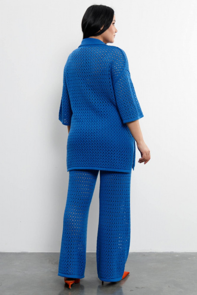 Брюки, джемпер Romgil РВ0211-ХЛ4 ярко-синий - фото 2