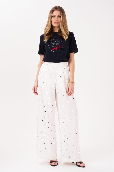 Брюки Панда 15760 молочный - фото 5