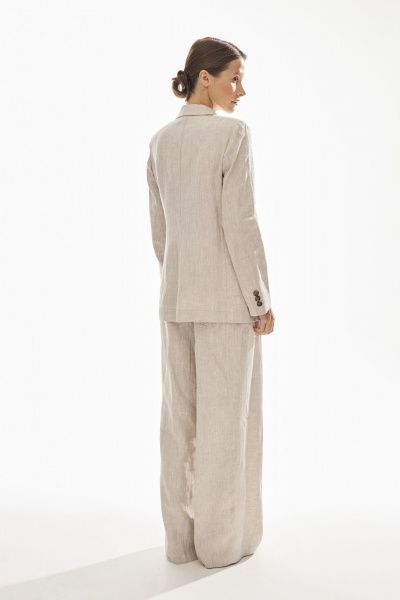 Брюки, жакет DAVA 2227  бежевый - фото 12