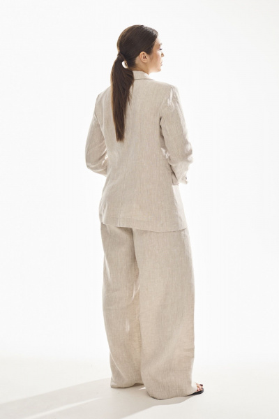 Брюки, жакет DAVA 2227  бежевый - фото 5