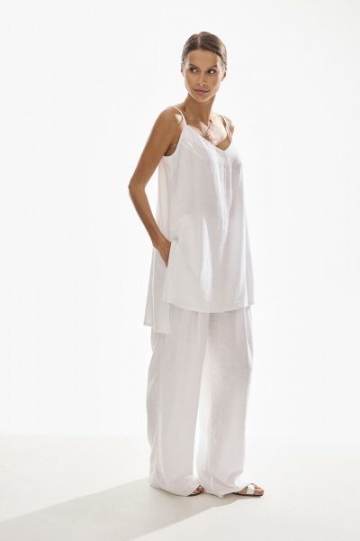 Блуза, брюки DAVA 2228 белый - фото 9