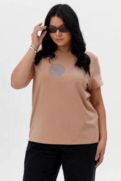 Майка Romgil РП0073-ХЛ4 капучино - фото 1