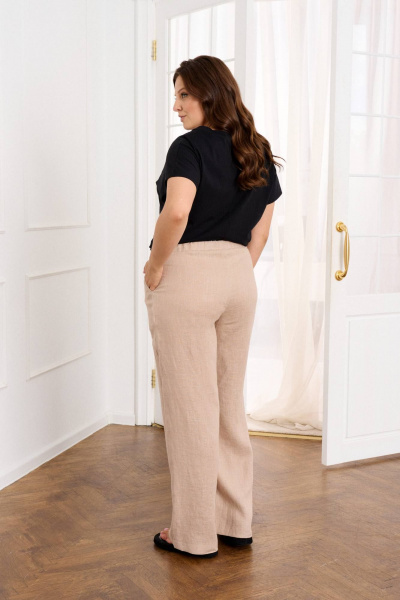 Брюки Romgil РТ0077-ЛЕ4 бежевый - фото 2