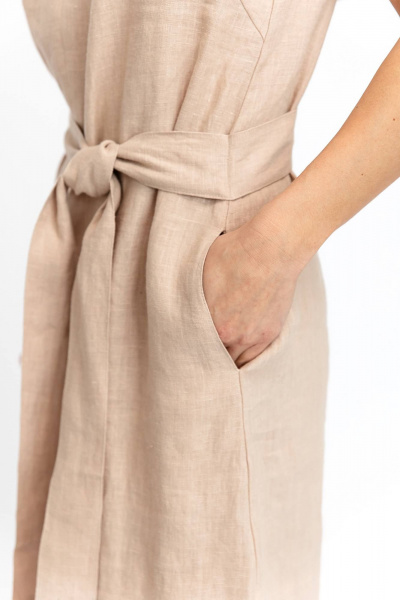 Платье Romgil РТ0080-ЛЕ4 бежевый - фото 4