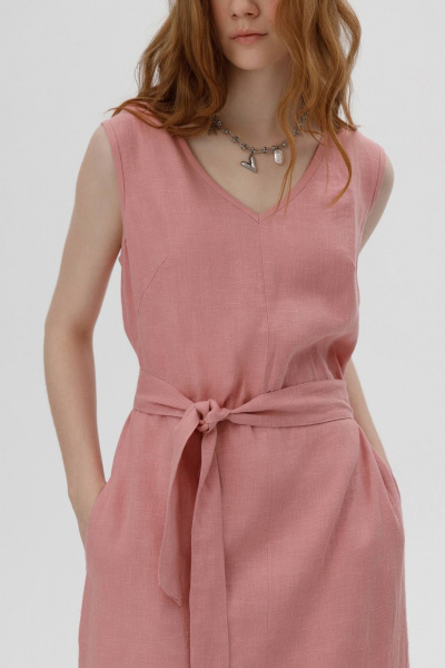 Платье Romgil РТ0080-ЛЕ4 розово-коралловый - фото 4