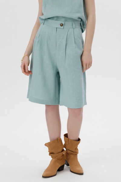 Шорты Romgil РТ0089-ЛЕ4 бирюзовый_иней - фото 4