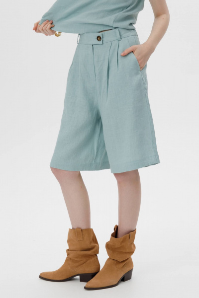 Шорты Romgil РТ0089-ЛЕ4 бирюзовый_иней - фото 2