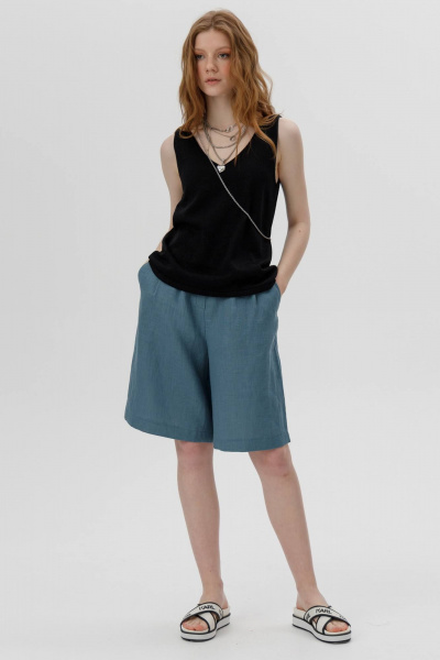 Шорты Romgil РТ0089-ЛЕ4 стальной_голубой - фото 6