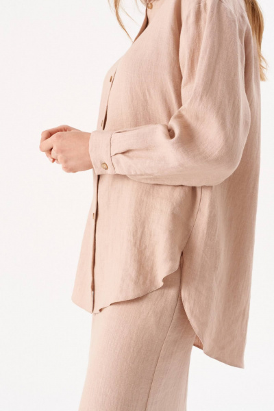 Рубашка Romgil РТ0095-ЛЕ4 бежевый - фото 4