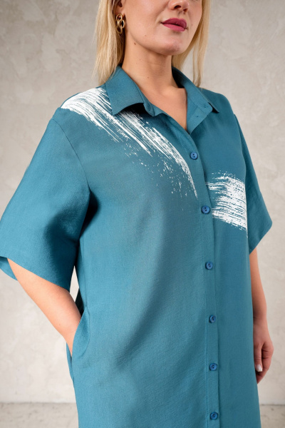 Платье Avanti 1692-2 голубой - фото 3