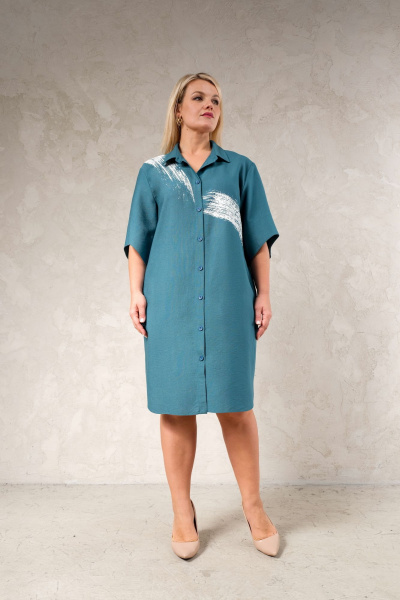 Платье Avanti 1692-2 голубой - фото 1