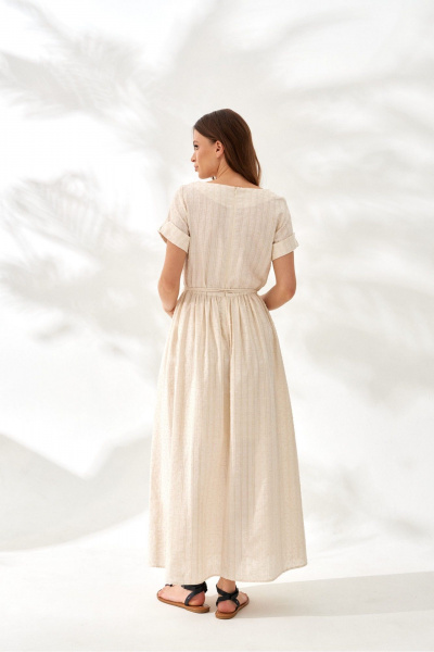Платье ELLETTO 1064 бежевый - фото 10