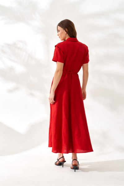 Платье ELLETTO 1066 красный - фото 13