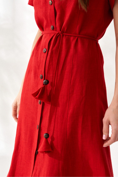 Платье ELLETTO 1066 красный - фото 12