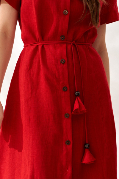 Платье ELLETTO 1066 красный - фото 11