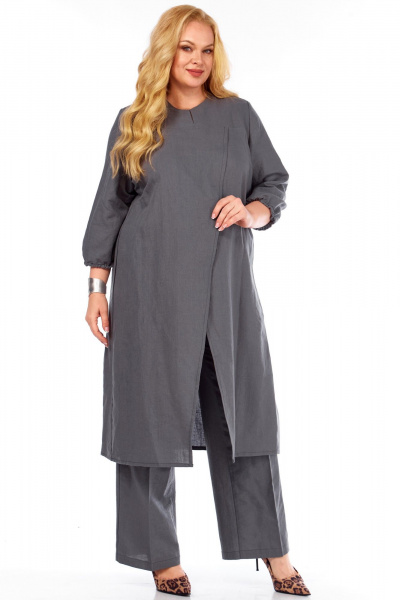 Брюки, кардиган Celentano lite 5044.2 пепельно-серый - фото 3