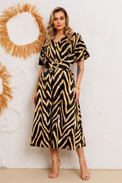 Платье AGATTI 5765 леопард - фото 4