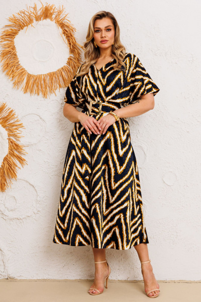 Платье AGATTI 5765 леопард - фото 1