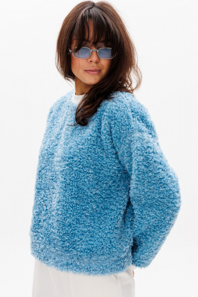 Брюки, джемпер HIT 3103 небесный,молочный - фото 6