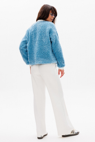 Брюки, джемпер HIT 3103 небесный,молочный - фото 5