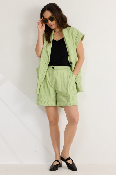 Жилет, шорты Магия моды 2569 лайм - фото 5