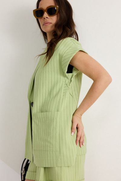 Жилет, шорты Магия моды 2569 лайм - фото 7