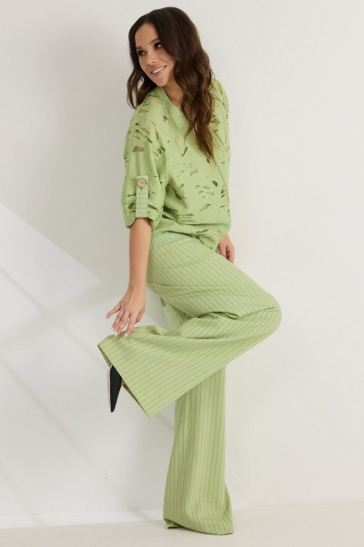 Брюки, бомбер Магия моды 2571 лайм - фото 2