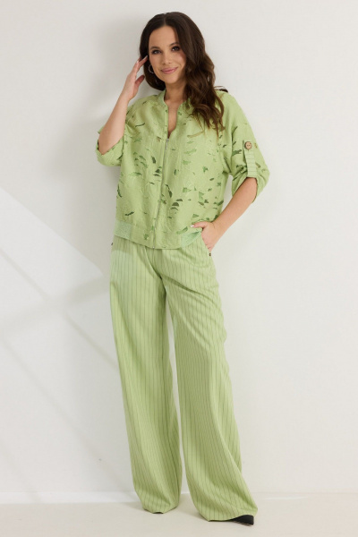 Брюки, бомбер Магия моды 2571 лайм - фото 1