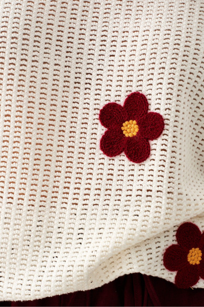 Блуза ELLETTO 3834 молочный - фото 7