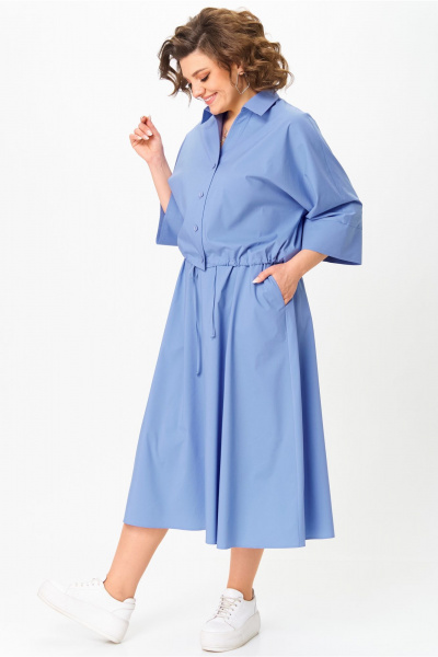 Блуза, юбка Aira Style 24121 голубой - фото 7