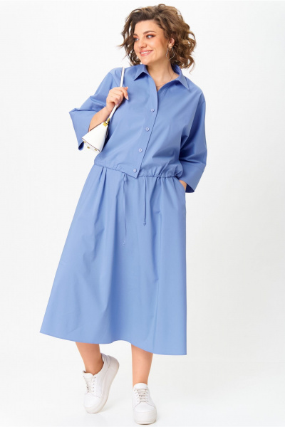 Блуза, юбка Aira Style 24121 голубой - фото 5