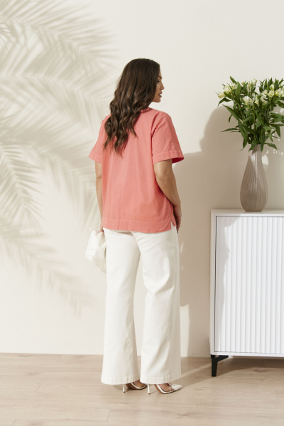 Блуза Панда 16040 коралловый - фото 4