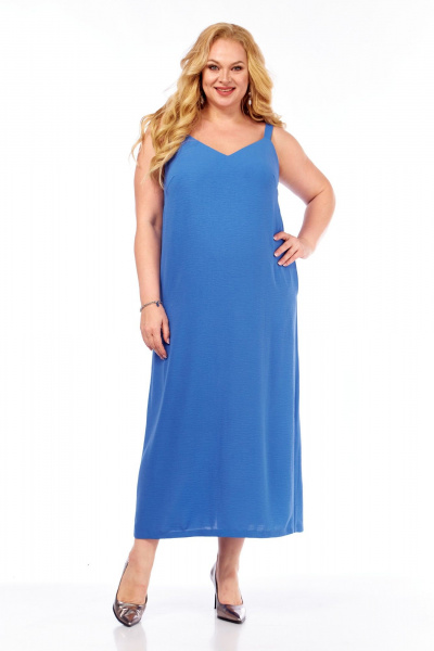 Жакет, сарафан Диомант 2056 голубой - фото 4