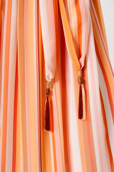 Платье Nelva 51277 полоска мультиколор - фото 5