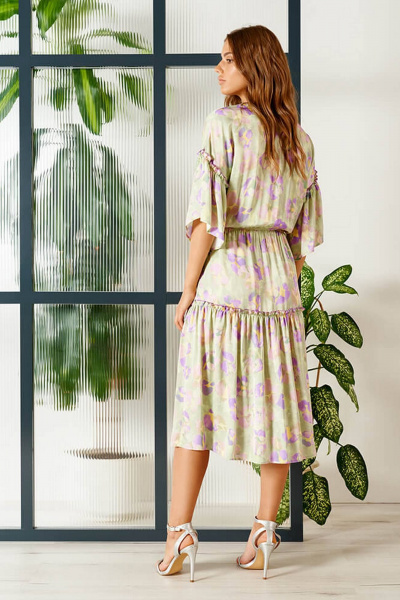 Платье Nelva 51368 мультиколор - фото 4