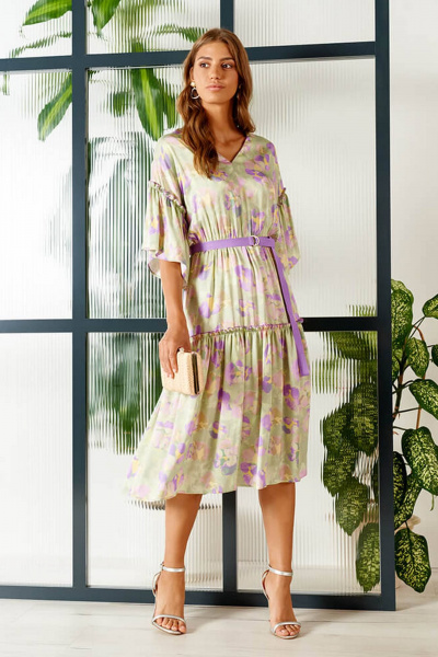 Платье Nelva 51368 мультиколор - фото 1