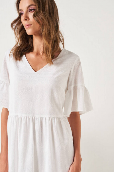 Платье Nelva 51454 белый - фото 4