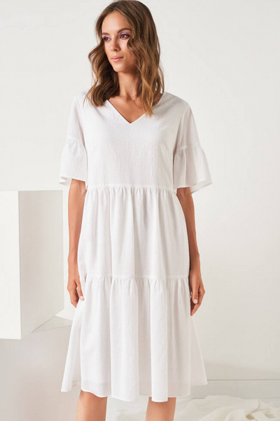 Платье Nelva 51454 белый - фото 3