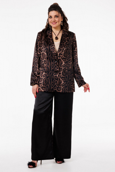 Жакет Anelli 1566 сумрачный_леопард - фото 8