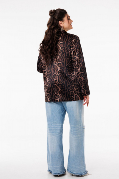 Жакет Anelli 1566 сумрачный_леопард - фото 6