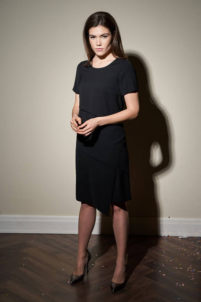 Платье Nelva 51473 черный - фото 1