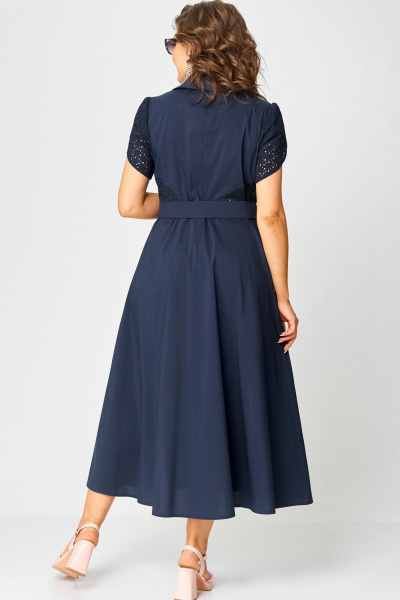 Платье EVA GRANT 7200В темно-синий - фото 16