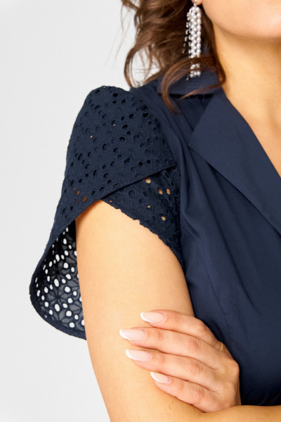 Платье EVA GRANT 7200В темно-синий - фото 5