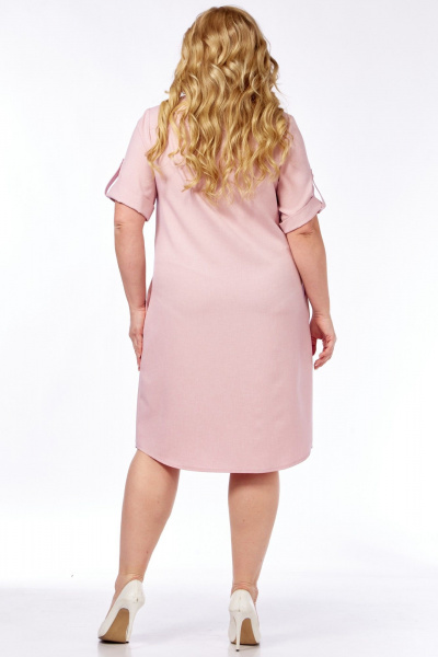 Платье LadyThreeStars 2571 пудра - фото 12