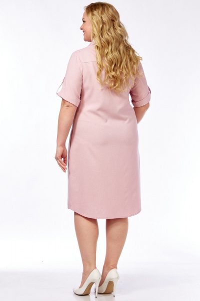 Платье LadyThreeStars 2571 пудра - фото 11