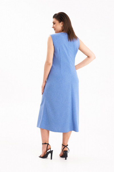Платье KaVaRi 1111.2 голубой - фото 7