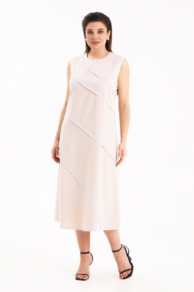 Платье KaVaRi 1111.1 пудровый - фото 3