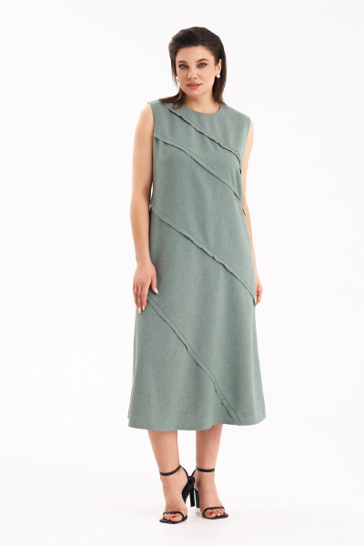 Платье KaVaRi 1111 светло-зеленый - фото 5