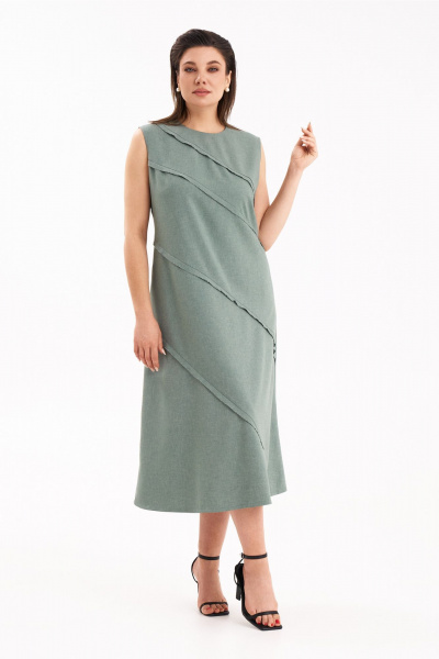 Платье KaVaRi 1111 светло-зеленый - фото 1